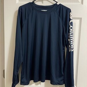 Columbia navy Blue Performance Shirt